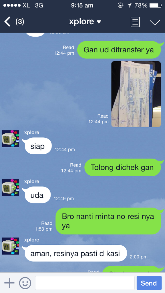 Penipuan Penjualan Ipod Nano Gen 6 di OLX 