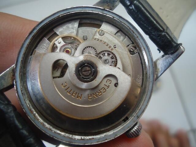 Jam Tangan Antik & Unik ETERNAMATIK Dial Hitam