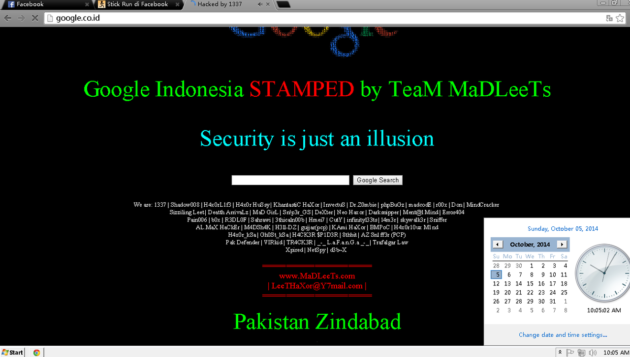 Google Indonesia Ke Deface 