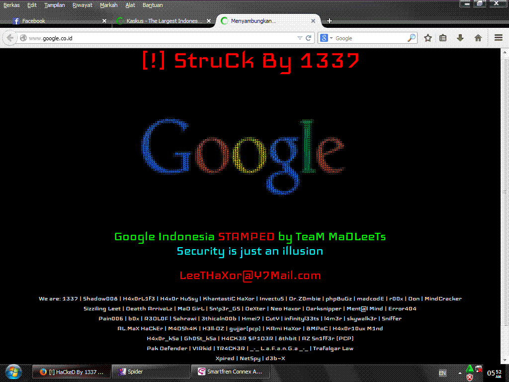 kenapa dengan google sekarang gan?? jam 06.00 WIB