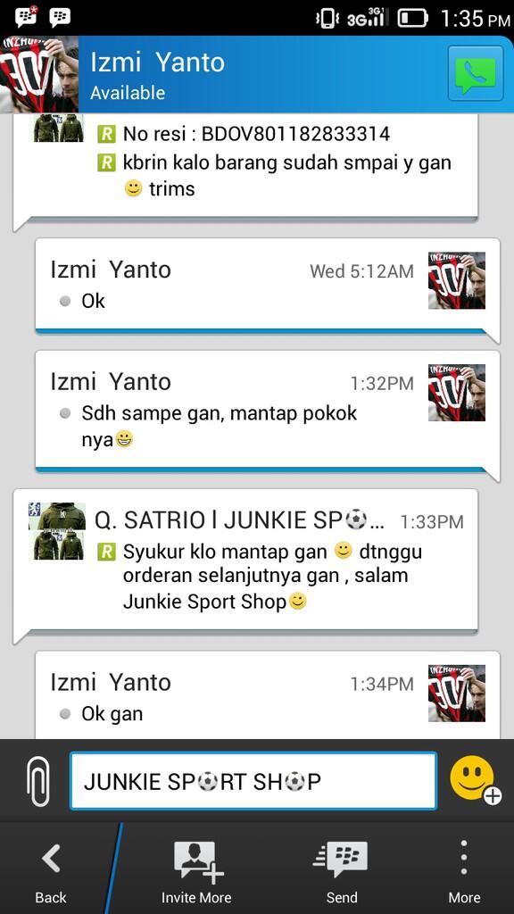 &#91; TESTIMONIAL from Buyer &#93; JUNKIE SPORT SHOP