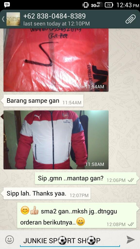 &#91; TESTIMONIAL from Buyer &#93; JUNKIE SPORT SHOP
