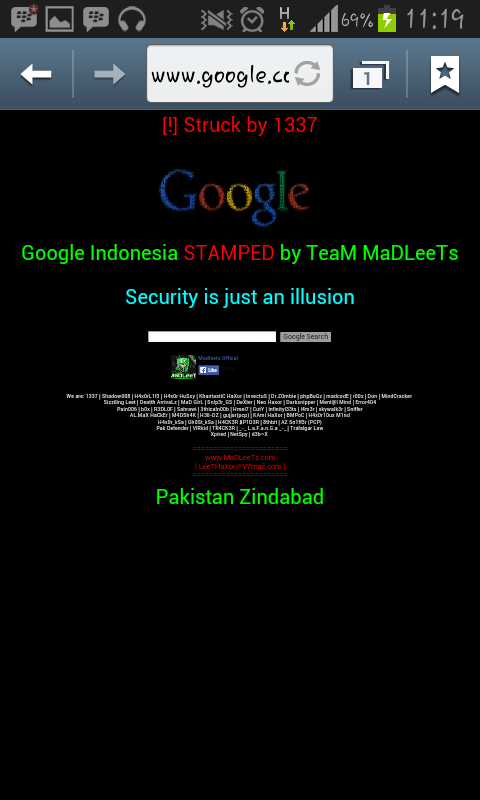 Google kena hack gan!