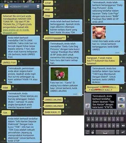 Cara keren untuk merespon SMS-Iklan :) 