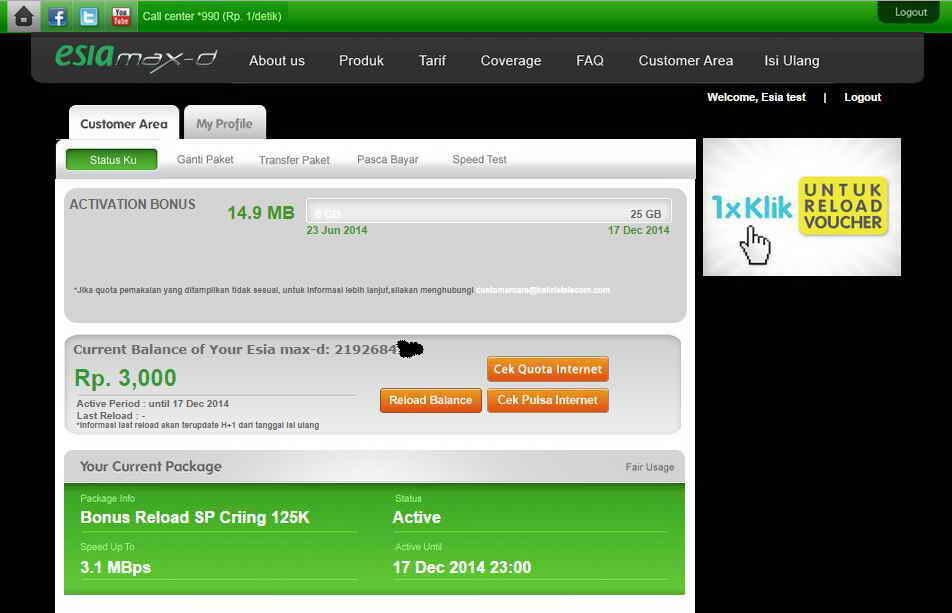 Esia Criing Hangus Tiba Tiba Status Paket Redirect Masa Aktif Dikurangi Seenaknya