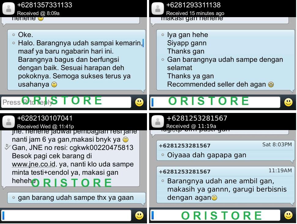 OFFICIAL TESTIMONIAL ORISTORE lapak khusus isi TESTI
