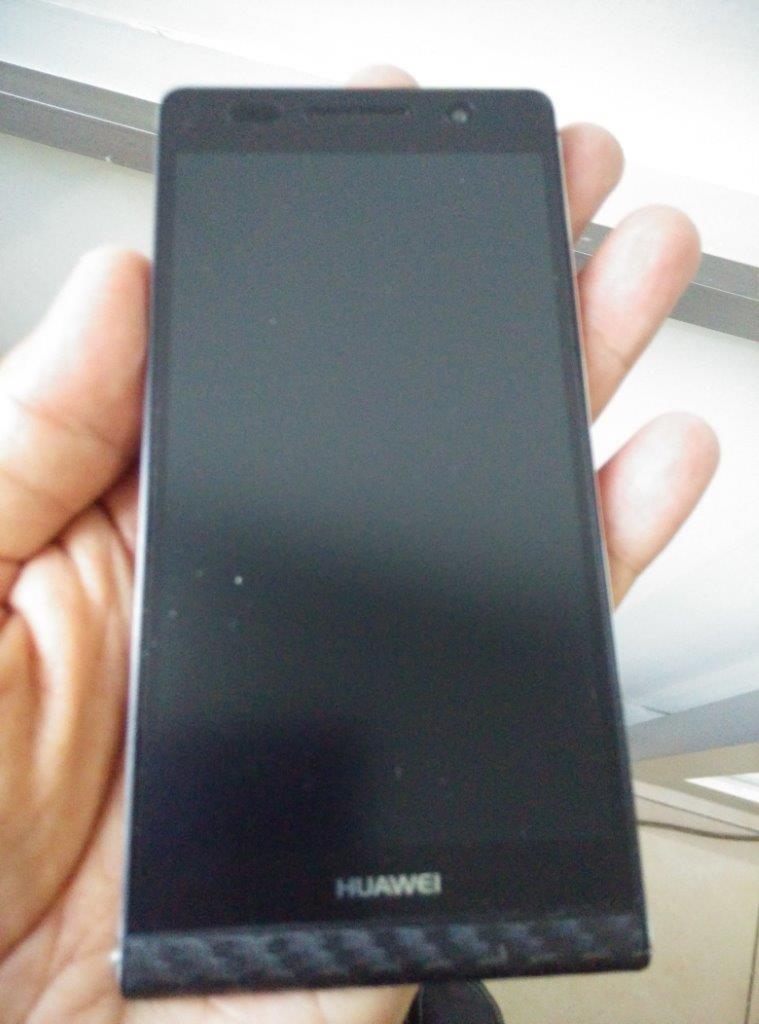 huawei ascend p6 black carbon mulus fullset garansi 11 bulan