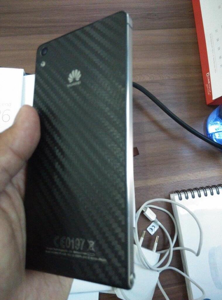 huawei ascend p6 black carbon mulus fullset garansi 11 bulan