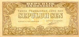 Kumpulan Uang Kertas yang pernah dipakai Indonesia..