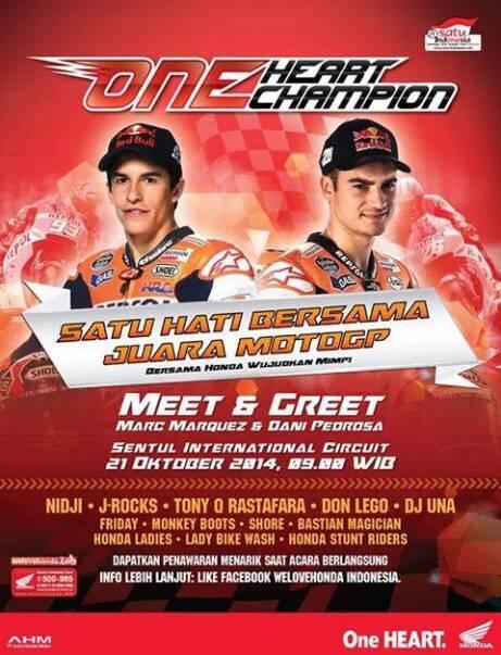 Confirm Marquez dan pedrosa datang ke sentul 