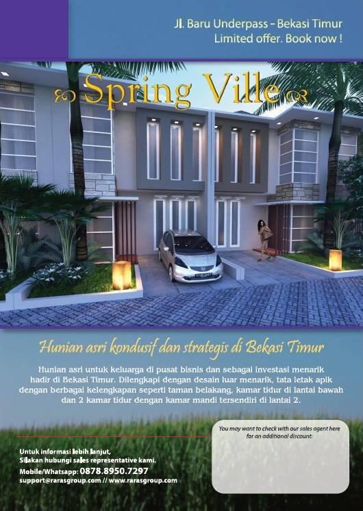 Terjual spring ville hunian asri kondusif dan strategis di bekasi ... Foto di ville