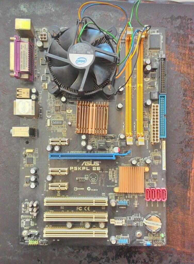 motherboard asus + core2duo e7500 2,93GHZ murah