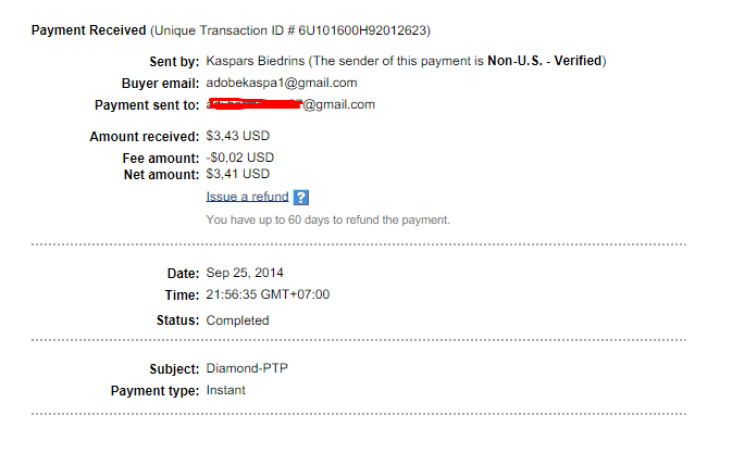 RECEHAN $$$ DARI DIAMOND-PTP &#91;PROOF&#93;