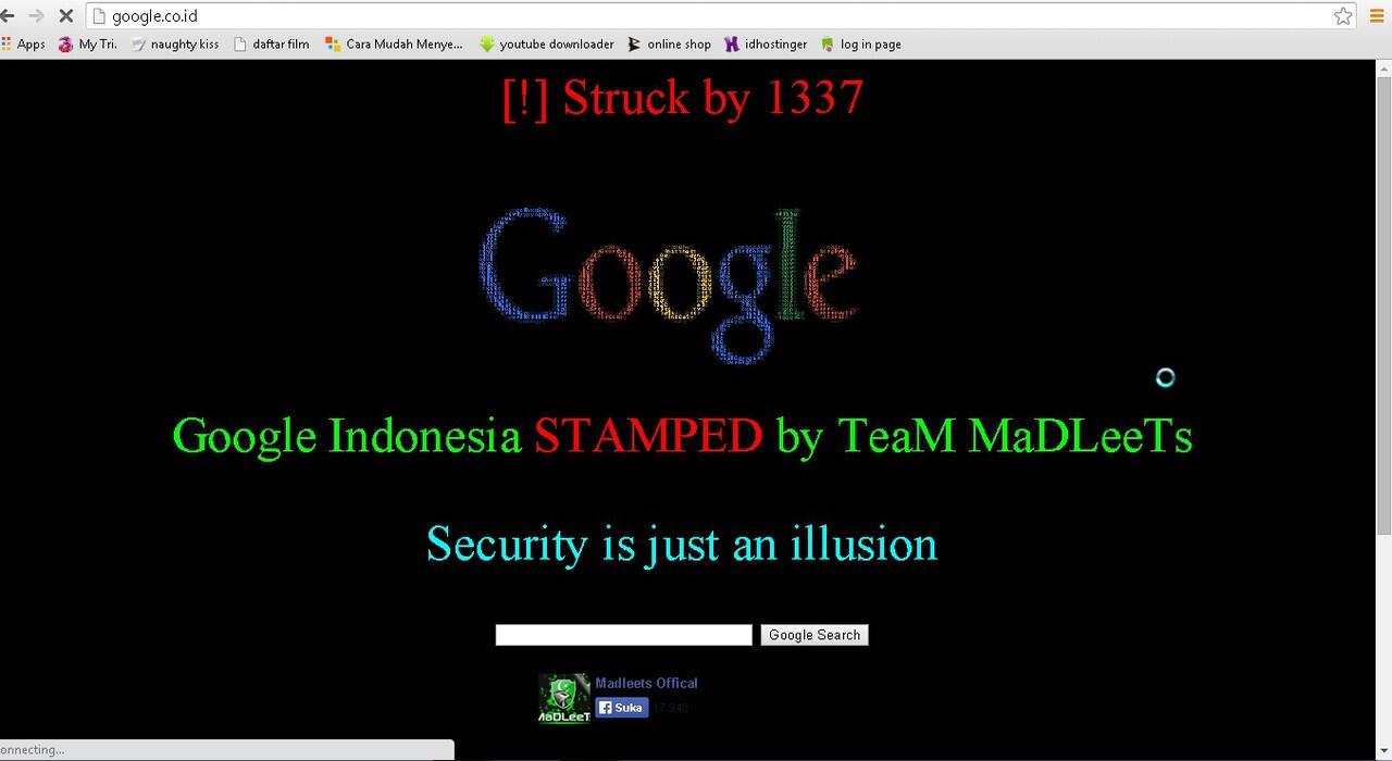 google.co.id hacked