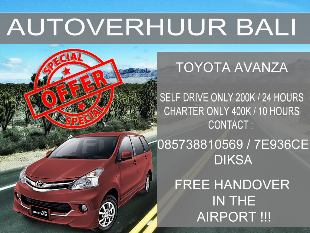 Special offer sewa mobil di bali