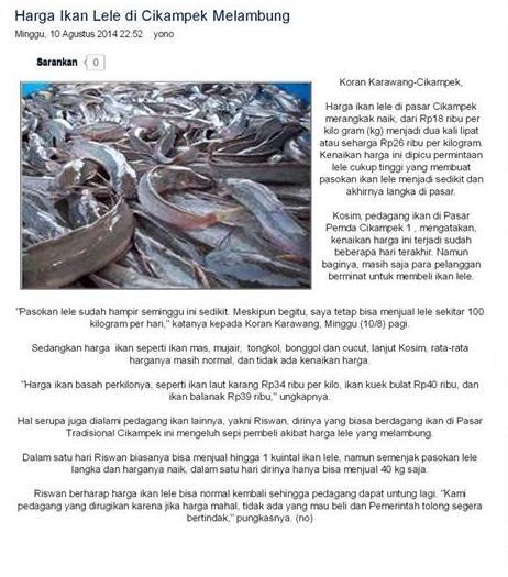 BEBERAPA &quot;KEJANGGALAN&quot; BUDIDAYA LELE ALA BIOFLOK DENGAN KOLAM TERPAL