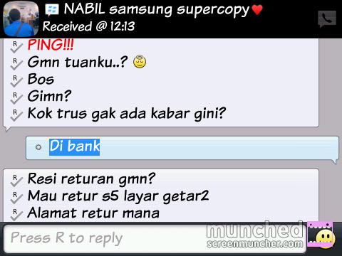 Hati-hati aja dengan &quot;NABIL samsung supercopy&quot; (PENIPU)