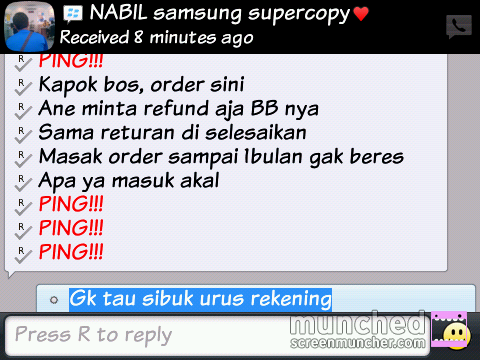 Hati-hati aja dengan &quot;NABIL samsung supercopy&quot; (PENIPU)