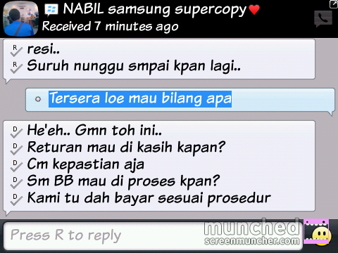 Hati-hati aja dengan &quot;NABIL samsung supercopy&quot; (PENIPU)