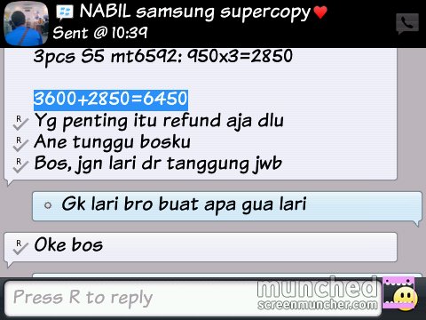 Hati-hati aja dengan &quot;NABIL samsung supercopy&quot; (PENIPU)