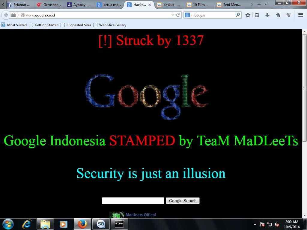 Lagi : Google.co.id Kena Deface Hacker Pakistan