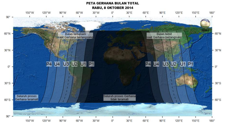Gerhana Bulan 8 Oktober 2014