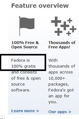 Ada yang aneh di Web Fedora Linux gan