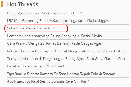 Suka Duka Menjadi Kolektor Film