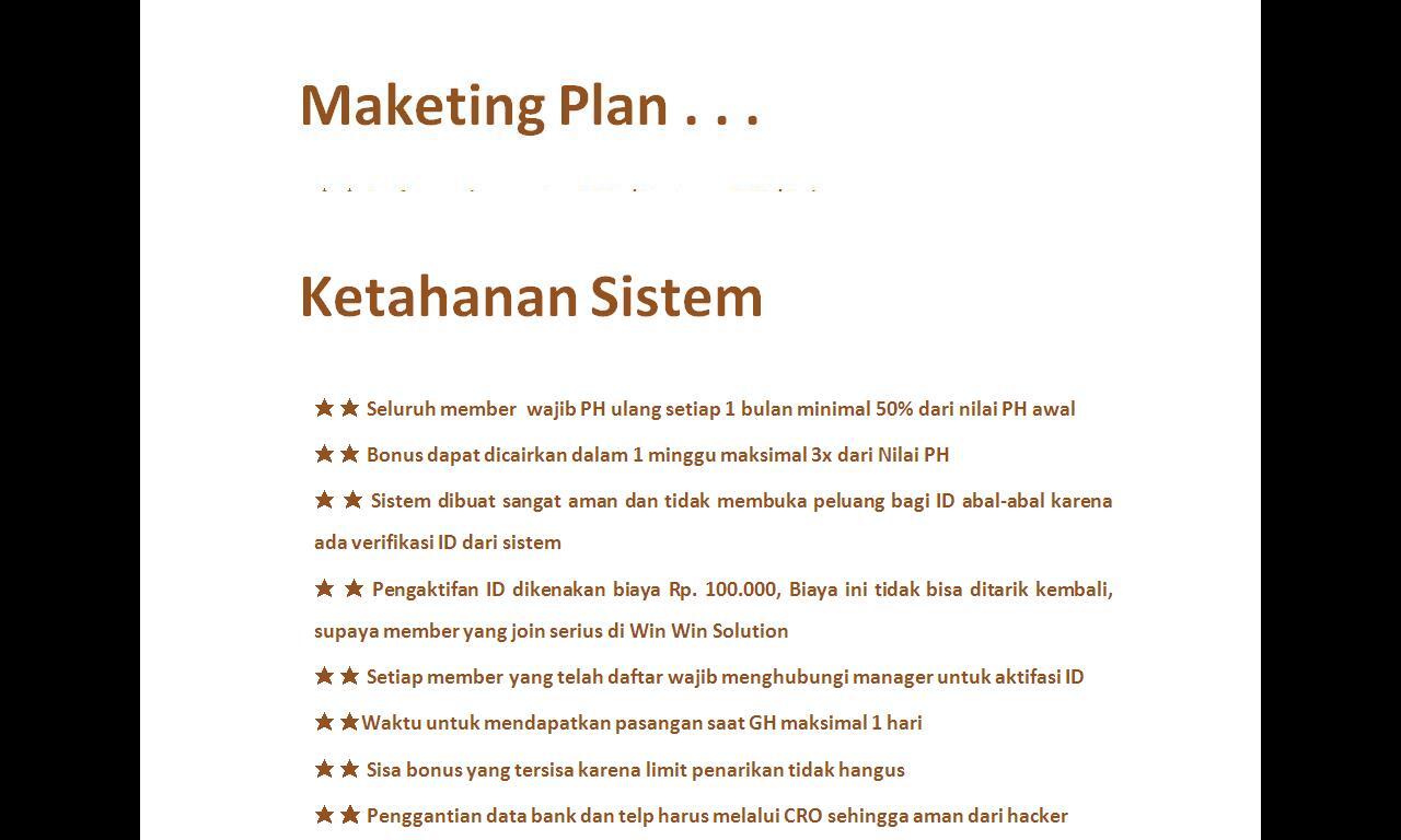 &lt; Money Game &gt; SSH, SMS NUSA, WIN WIN SOLUTION