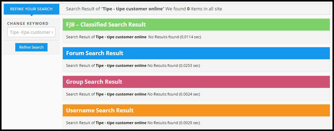 Tipe - Tipe Customer Online