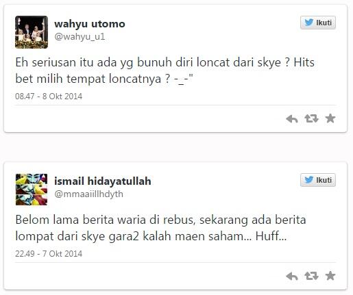 Usai Insiden Bunuh Diri, Restoran "Skye" Ramai Perbincangan
