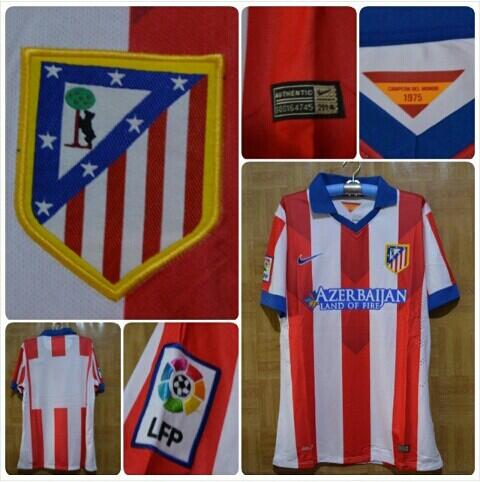 Grade Ori Jersey Athletico Madrid Home, Murah