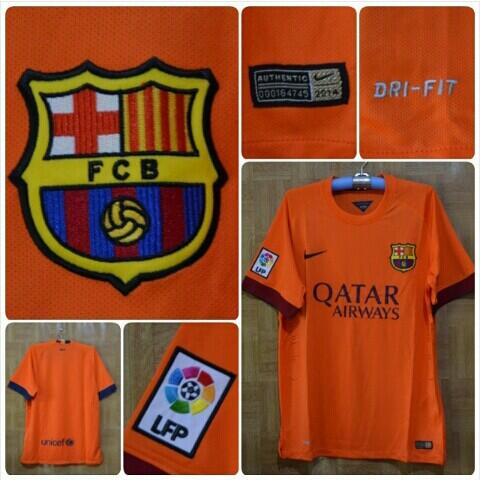 Grade Ori Jersey Barcelona Away, Murah Gan