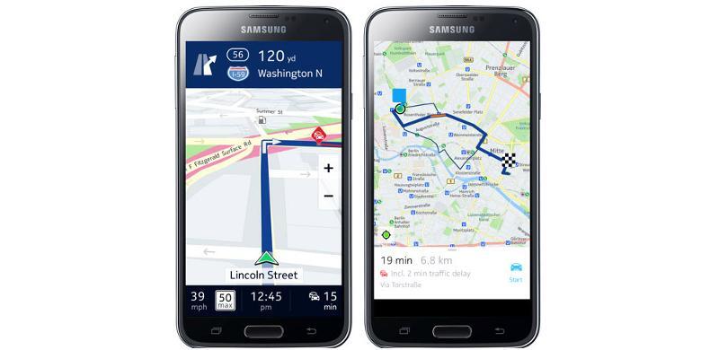 &#91;google maps kalah&#93; Nokia Here Maps Resmi Sambangi Samsung Galaxy 