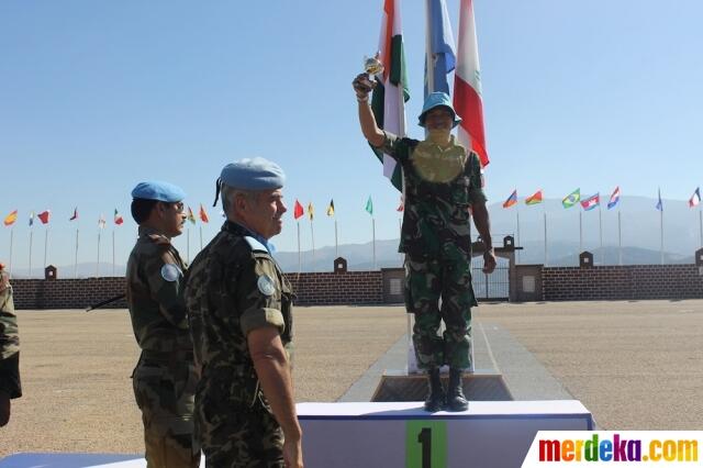  HOME » FOTO » PERISTIWA Lagi-lagi pasukan Garuda TNI juara menembak UNIFIL di Lebano