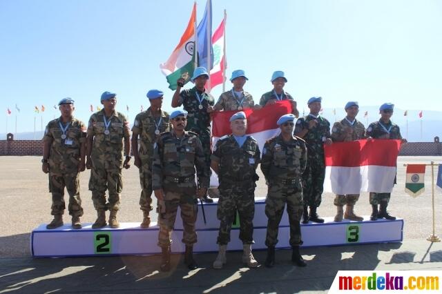  HOME » FOTO » PERISTIWA Lagi-lagi pasukan Garuda TNI juara menembak UNIFIL di Lebano