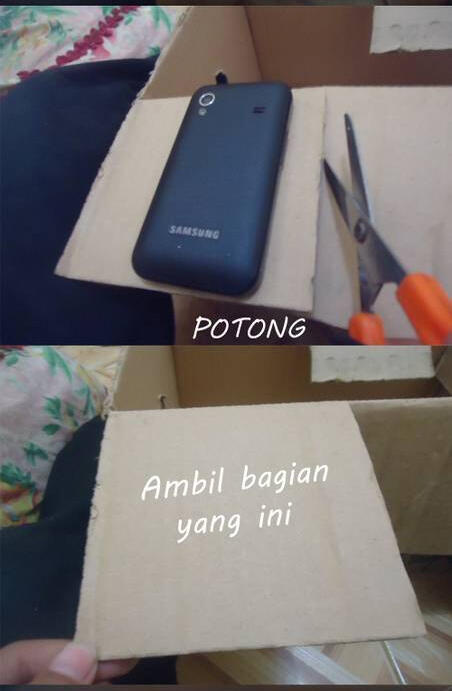 &#91;DIY&#93; Tutorial Membuat Holder Smartphone Dari Kardus. Penasaran ?