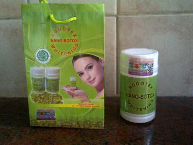 Rodotex Nano Botox Whitening Softgel Asli 100%