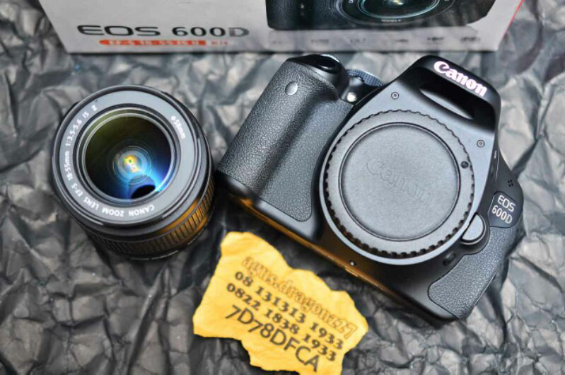 Terjual Canon 600D+kit fullset sc 2.xxx  Cod Bandung 