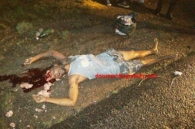 Pedestrian Walking Next to the Road Lost His Brains when a Schoolbus Hit Him