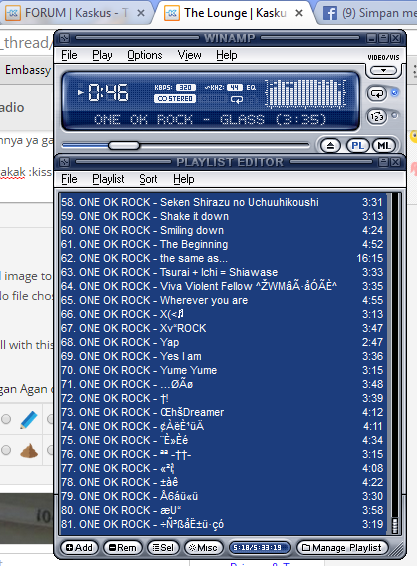 &#91;ASK&#93; Gimana nambah bahasa jepang di winamp gan? hurufnya jadi symbol-symbol ini