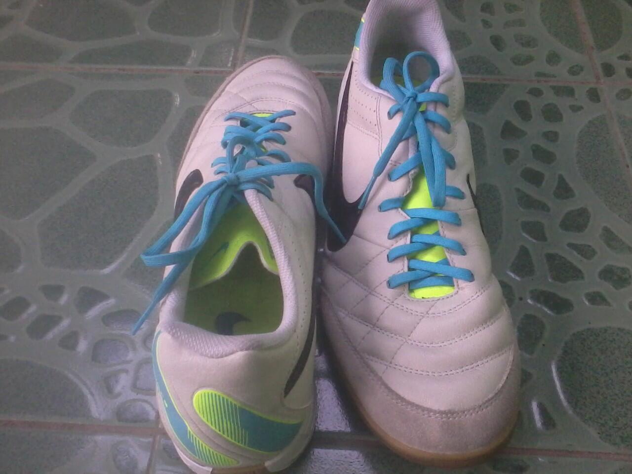 Sepatu Futsal Nike Tiempo Natural IV leather (kulit asli) size 45 (fit 44) #Nego