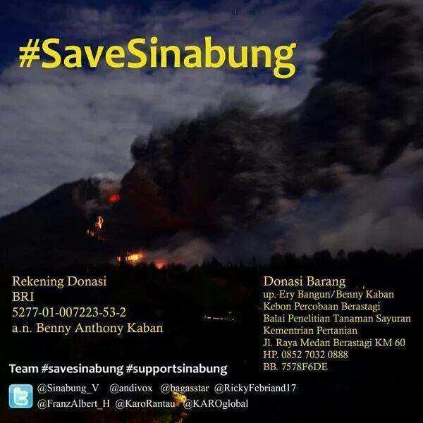 AYO GAN, KITA BANTU KORBAN GUNUNG SINABUNG