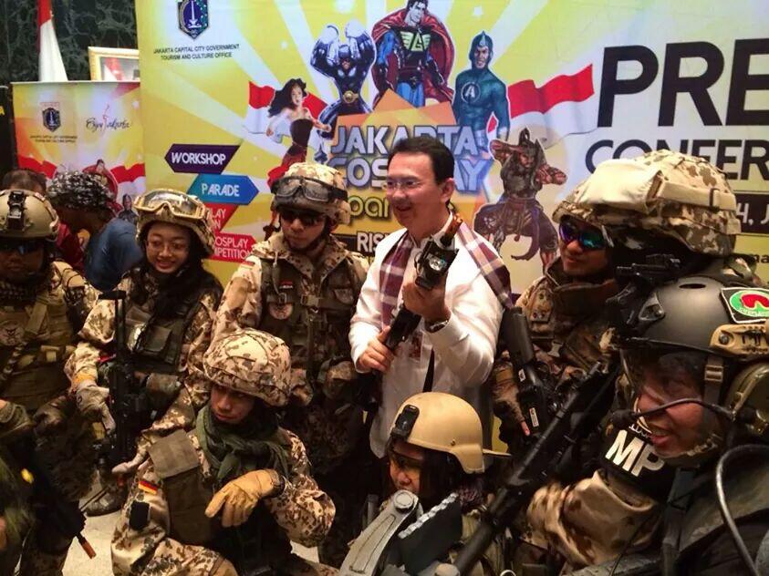 Saat Ada Demo FPI, Ahok Dikawal Pasukan Tentara Call of Duty