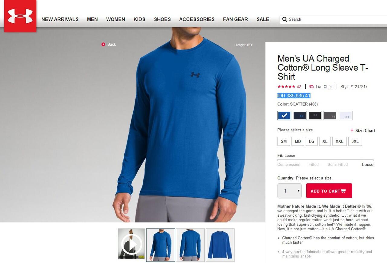 Pusat "pakaian/baju original"columbia,under armour,nike,adidas,gap,degree by reflex