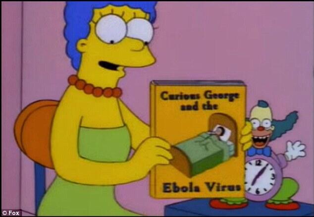 Hasil gambar untuk ebola virus the simpsons