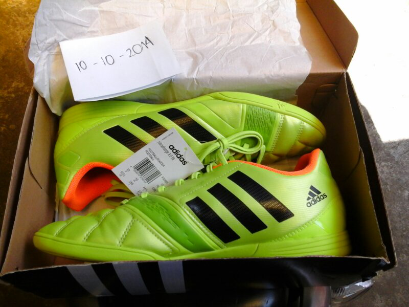 sepatu futsal adidas nitrocharge, absolado, 11 nova, all 44 2/3