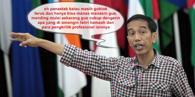 &#91;Terbukti omongan pengkritik lebih didengar &#93; Jokowi: Media Jangan Manas-manasi Lagi!