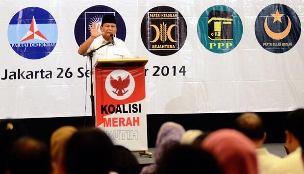 Prabowo: Koalisi Kita Pembela Ideologi Pancasila