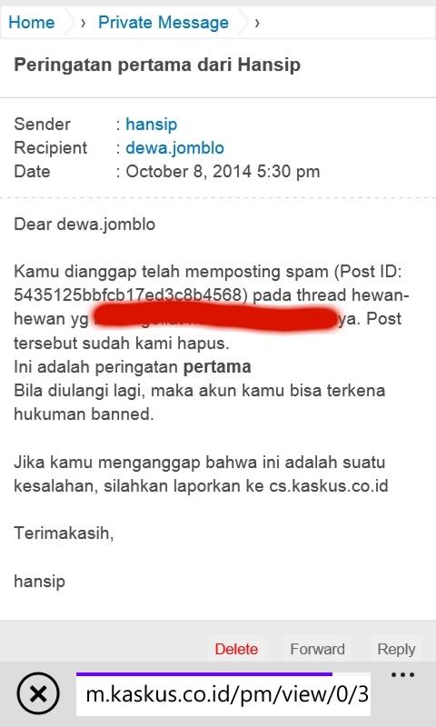 Pak HANSIP(?) yth. SALAH ANE APA???